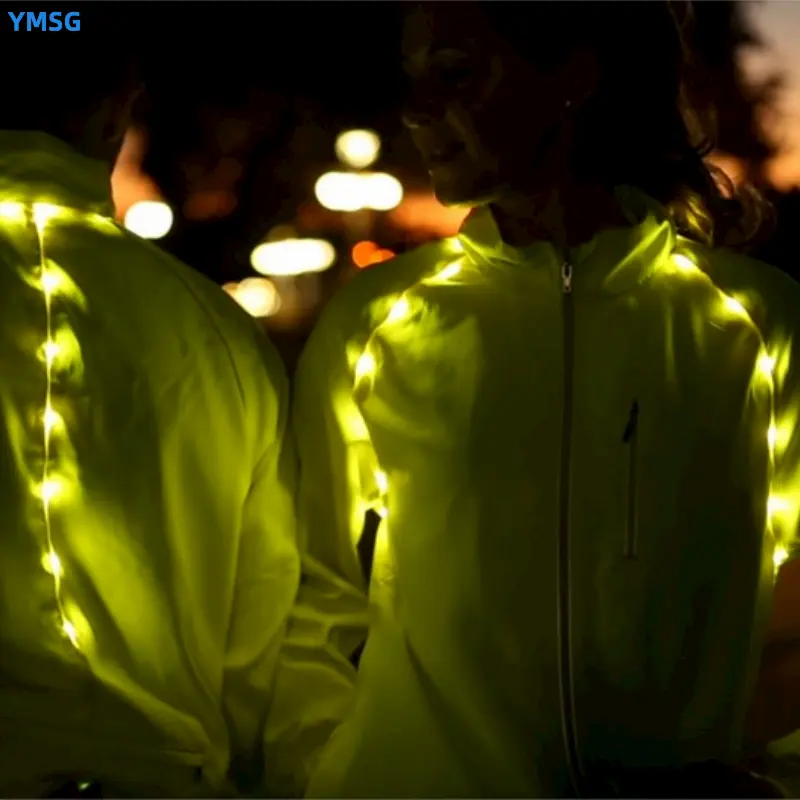 Flexible LED line light strip flashing sweater scarf jacket cycling clothes professional custom led accessories