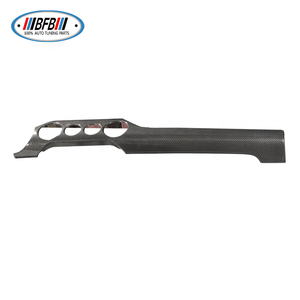 BFB 4 trous, autocollant décoratif pour tableau de bord de voiture en fibre de carbone sèche, noir brillant/mat, garniture de panneau pour l'intérieur de la <span class=keywords><strong>Mustang</strong></span> <span class=keywords><strong>2015</strong></span>-2019 - Product Image 6