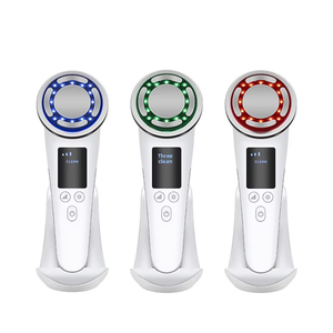 Appareil de soin de la peau à vibrations chaudes et froides, appareil de beauté portable, machine de tonification ionique de la peau pour lutter contre les <span class=keywords><strong>rides</strong></span>, nettoyer en profondeur, calmer la peau - Product Image 2