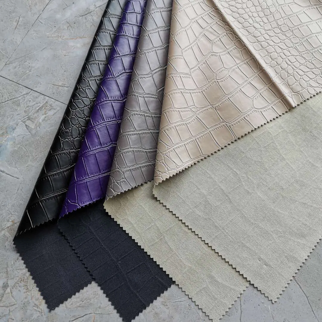 Synthetic Vegan Leather PU Faux Fabric Elastic Stretch Waterproof Anti-Mildew for Decorative Bags Upholstery Accessories Crafts