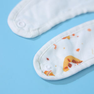 Giraffe e pianeti in cotone neonato personalizzato stampa mussola fasciante traspirante coperta di mussola per neonato bavaglini da lavaggio per neonato - Product Image 3