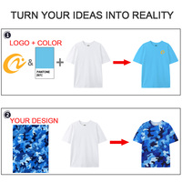 Groothandel Custom Logo Sublimatie 100% Polyester Dry-Fit T-Shirts 180 Gram Effen Snel Droog Gym Run Sport T-Shirts Voor Mannen