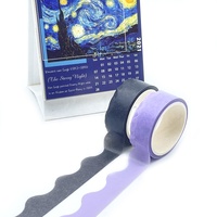 Ruban adhésif washi imprimé personnalisé, motif vintage, forme spéciale, pour scrapbooking, en vrac