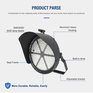 Multi ángulo exterior impermeable Ip66 varios estadios iluminación 600W 1000W 1200W <span class=keywords><strong>Led</strong></span> Luz de mástil alto - Product Image 3