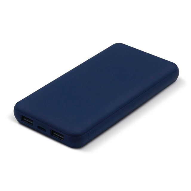 Wholesale Plastic Soft Touch Power Bank 8000mAh High Capacity External Battery Pack for Promotional Gifts Fast Shipping
