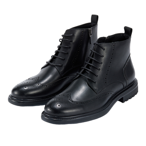 Botas de Tobillo Estilo Británico 2024, Duraderas, con Capa Superior de Cuero Vacuno Genuino, Impermeables, Personalizables, para Trabajo y Uso Casual - Product Image 4