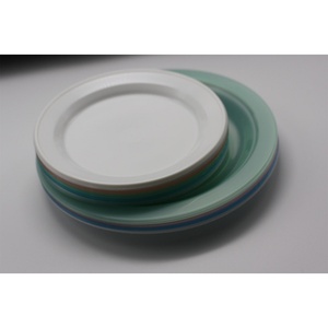 Heavy-Duty Food-Grade PP White Round Dinner Plates, Disposable Reusable Plastic Serving Dishes for Daily Household Use - Product Image 5