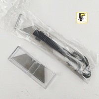 Petit couteau utilitaire en papier transparent, couteau à découper automatique rétractable à ressort en acier SK5, couteau de poche OEM