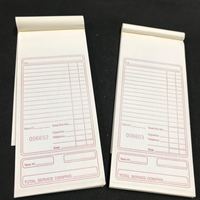 2021 Restaurant personnalisable autocopiant invité vérifier double bloc-commande livre carton papier Offset serveur facture