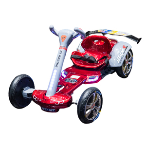 Voiture électrique pour enfants à quatre roues, kart à batterie avec siège pour enfants de 2 à 4 ans, fonctionnant à distance - Product Image 2