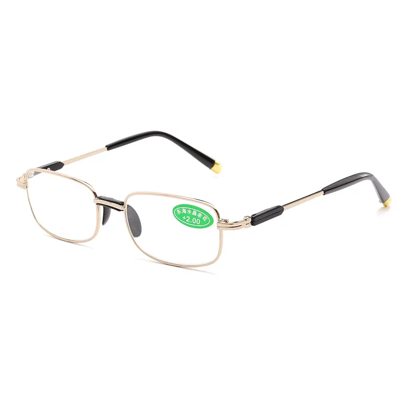 Monture en métal, lentille de presbytie moins 808, vente en gros, lunettes correctrices pour femmes, lunettes de lecture flexibles, 250