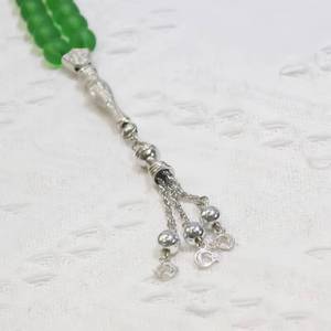 12mm Round Glass 33 Soft Frosted Surface Muslim Prayer Beads Islamic Rosary Ramadan <b>Eid</b> <b>Gift</b> - Product Image 1