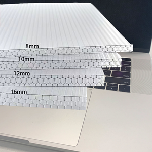 Panel de <span class=keywords><strong>Policarbonato</strong></span> Tipo Panal para Invernadero, Diseño Moderno, Grosor de 6mm-16mm, Popular para Techos de Hoteles y Exteriores - Product Image 3