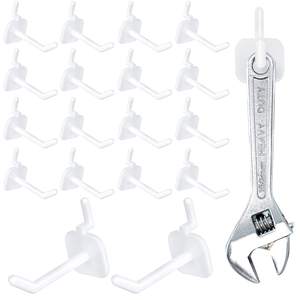 Crochet mural en plastique Hookei pour panneau perforé, longueur 100 mm, diamètre du fil 5 mm, capacité de charge supérieure à 26 lb - Product Image 3