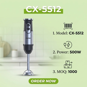 Mixeur Plongeant Électrique en Acier Inoxydable SUS 304, Silencieux, à Vitesse Variable, <span class=keywords><strong>pour</strong></span> <span class=keywords><strong>Soupe</strong></span>, <span class=keywords><strong>Smoothie</strong></span> <span class=keywords><strong>et</strong></span> Aliments <span class=keywords><strong>pour</strong></span> Bébé - Product Image 1