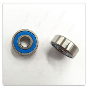 605-2RS 605RS 605 2RS RS RZ 2RZ สีฟ้ายางปิดผนึกเหล็กโครเมี่ยมขนาด 5x14x5 มม. HXHV แบริ่งบอลร่องลึก - Product Image 3