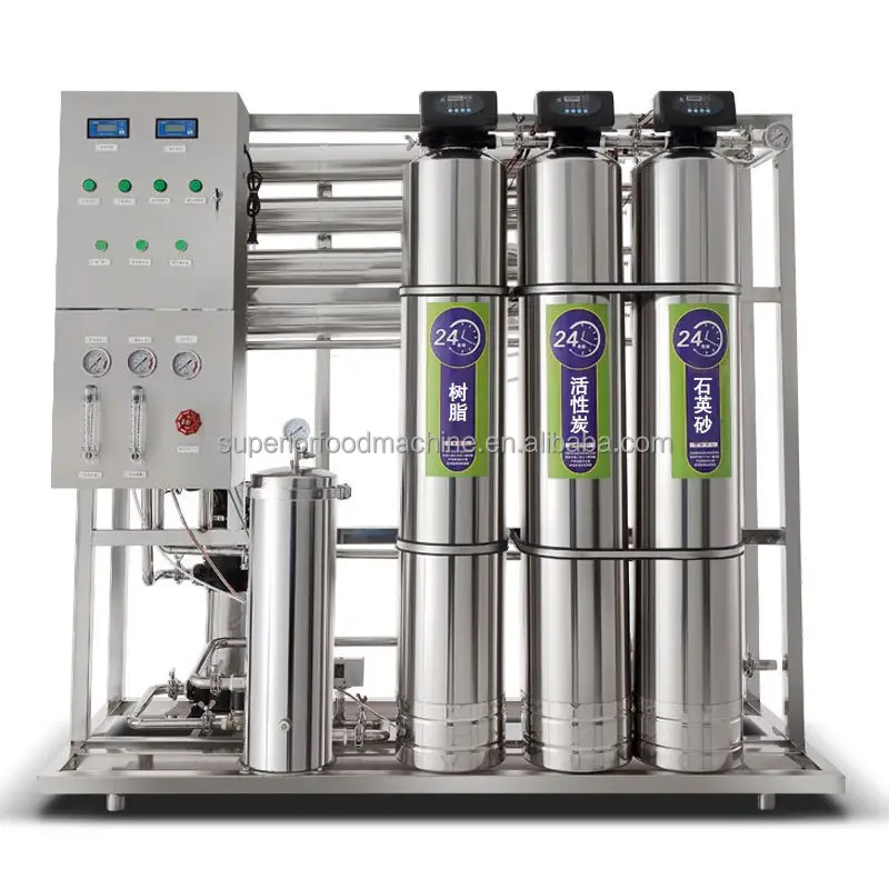 Side - in Industrial liquid water purifier MF Membrane water filter purified machines treatment