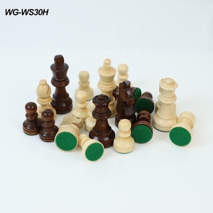 Commercio all'ingrosso 7.5cm <span class=keywords><strong>3</strong></span> pollici pesante triplo peso <span class=keywords><strong>scacchi</strong></span> in legno king piece tournament set di <span class=keywords><strong>scacchi</strong></span> Staunton in legno - Product Image 2
