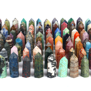 Bán buôn chữa bệnh tự nhiên pha lê phong thủy đá Rose <span class=keywords><strong>Quartz</strong></span> điểm Wand tháp cho dector - Product Image 6