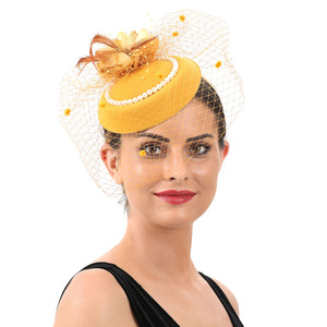 Fascinators les Plus Populaires pour Femmes, Bandeau de Chapeau de Thé, Voilette Florale en Résille de Mariage pour Derby du Kentucky - Product Image 2