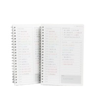 Libreta Planificadora Espiral Transparente Yichen NT031 PP, Diario A5 Mate con Correa, Personalizable con Logotipo, Venta al Por Mayor