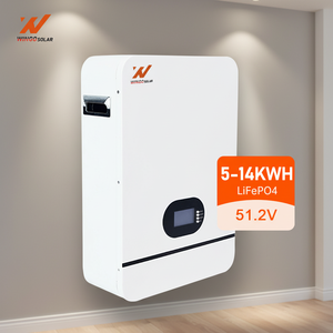 Batería de Litio de Almacenamiento de Energía Montada en Pared E OEM/ODM 5kWh 10kWh 51.2V 100Ah 200Ah 280Ah con BMS Inteligente WGS-AU004 - Product Image 4