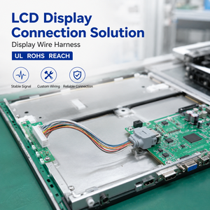 Câble de connexion personnalisé pour carte électronique, assemblage de câbles, pas de 2,54 mm, terminaux JST Molex, simple/double rangée, 20 broches, faisceau de câbles OEM PCBA, IP67 - Product Image 1