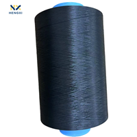 Filament texturé DTY teint en fil, 100 % polyester haute ténacité 75d/100d/150d/200d, marque HENGXI, vente en gros d'usine