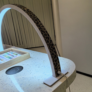 Art Led Light Gel <strong>Lamp</strong> Nail Machine for Salon Manicure Nail <strong>Lamp</strong> Manicure <strong>Leopard</strong> Print Rhinestone Half Moon Nail Table <strong>Lamp</strong> - Product Image 4