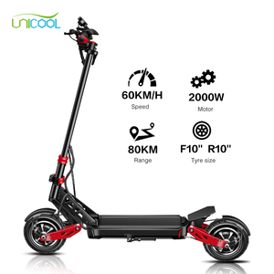 รถสกู๊ตเตอร์ไฟฟ้าพับได้ E-Scooter ไฟฟ้า2000W พร้อมที่นั่ง Unicool Adult <span class=keywords><strong>Vdm</strong></span> 10 60กม./ชม. ปิดถนนสกู๊ตเตอร์ไฟฟ้า - Product Image 2