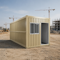 Maison conteneur moderne pliable en X de 20 pieds, personnalisable et portable