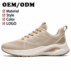 Scarpe Sportive Urbane Pratiche Color Kaki, Struttura in Maglia Traspirante, Suole Ergonomiche Leggere e Ammortizzanti, Acquisto all'Ingrosso - Product Image 1