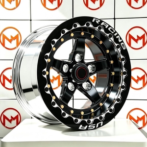 Maxtera Forged Custom Beadlock Weld Star Drag <b>Racing</b> <b>Wheels</b> for GTR - Product Image 1