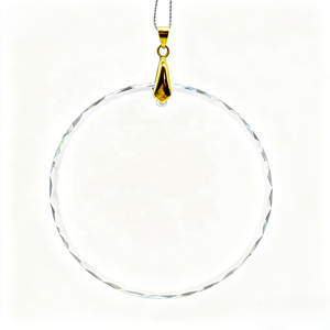 Ornamen pohon Natal kristal, ornamen gantung kaca kristal bulat untuk dekorasi pesta rumah liburan - Product Image 3