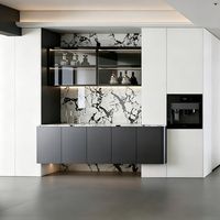 Muebles Modernos para Comedor, Estantes Ajustables Multifuncionales Ecológicos de Gran Capacidad en Madera Sólida para Restaurante Moderno
