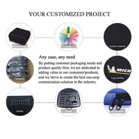 Étui pour souris sans fil Logitech MX Master 3S 4, matériau PU + velours EVA, fermeture à glissière, design simple, résistant à l'eau, rangement de voyage