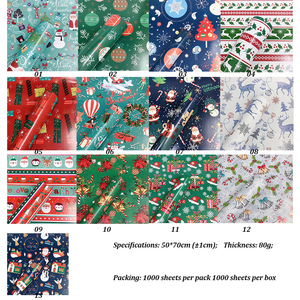 Quà Tặng Giấy Gói Cuộn Tùy Chỉnh In Giáng Sinh Giấy Gói Mới Nhất Giáng Sinh Giấy Gói Cho Trẻ Em Cô Gái Chàng Trai Độc Đáo Xmas - Product Image 6
