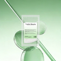 Masque en tissu hydratant, apaisant, calmant et anti-rides au design Halal, végétalien et biologique, à l'extrait de Centella Asiatica, pour la réparation de la peau des femmes