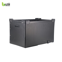 Boîte de rangement pliable en plastique PP recyclable avec poignée, organisateur portable et pliable pour appareil photo et écouteurs, rangement quotidien à domicile