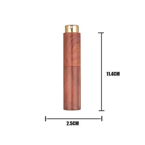 Flacon de parfum intérieur en verre de luxe en <span class=keywords><strong>vente</strong></span>, 10 ml, étui en plastique personnalisé, flacon de parfum rechargeable, couleur personnalisée, flacon en ABS - Product Image 2