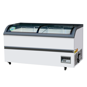 Congelador horizontal de armario de isla refrigerado y congelado con puerta corredera de supermercado modelo A más vendido - Product Image 6