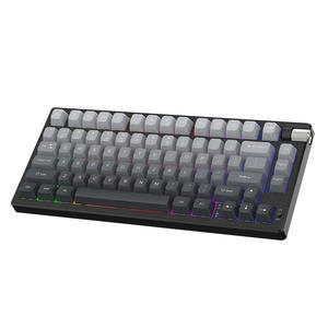 Clavier mécanique Gk75 60 % sans fil, tri-mode, RGB, pour jeux et bureautique, avec switches bleus - Product Image 1