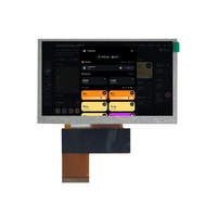 Layar LCD 4.3 Inci 800x480 Tahan Suhu Lebar TTL -30 ° C hingga 85 ° Layar LCD TFT C