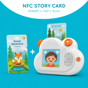 Set Regalo NFC <span class=keywords><strong>Story</strong></span> Box per Bambini 3-5 Anni, Lettore Audio Senza Schermo, 30 Carte, 50 Storie, Batteria Ricaricabile, Giocattolo Musicale OEM/ODM - Product Image 1