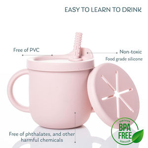 Kids Toddlers Weaning Eating <b>Set</b> Suction Silicone <b>Baby</b> Feeding <b>Set</b> Dinner Tableware <b>Baby</b> Bowl <b>Plates</b> With Spoon and Fork - Product Image 5