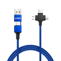 Kabel Data USB 5 in 1 Gratis Contoh, Kabel Charger HP Multi Tipe C, Charger HP USB Tipe C 5 in 1 untuk Hadiah Bisnis