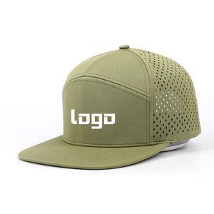 Wholesale Snapback Hats Custom Logo 5 Panel <b>Flat</b> Brim Baseball <b>Cap</b> for <b>Mens</b> Women Streetwear Bulk <b>Caps</b> Hat - Product Image 1