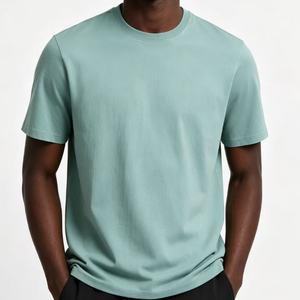 OEM LOGO Hot Selling 100% Cotton T-Shirt Soft Relaxed Fit with Multiple Colors Custom Logo Comfortable <strong>and</strong> Own Design - Product Image 6