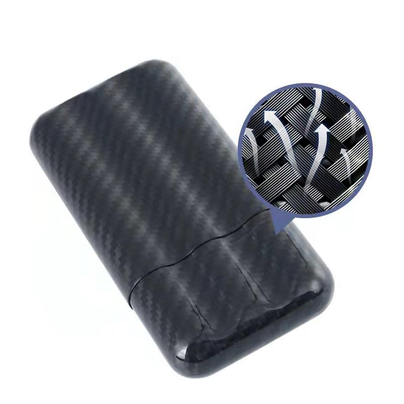 Увлажняющая трубка для сигар JUYIN spot, портативная, легкая, износостойкая, может быть напечатана из углеродного волокна, набор для сигар