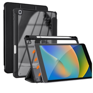 For iPad 10 9th Gen, Air 3, Pro 10.5-inch Transparent Acrylic Case with Pen Slot for iPad 11/Air 6 - Product Image 1